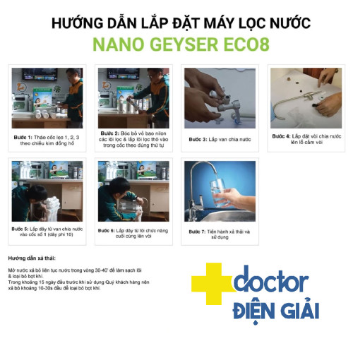 Máy lọc nước Nano Geyser RO ECO8 - 8 cấp